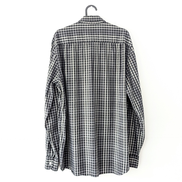 Victorinox Men's Gingham Casual Button Down Shirt In Size Large - Picture 9 of 12